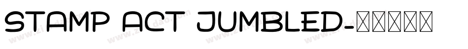 Stamp Act Jumbled字体转换